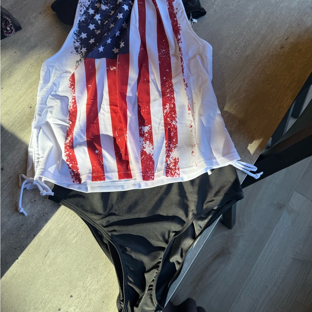 Patriotic Women's Swimwear Set